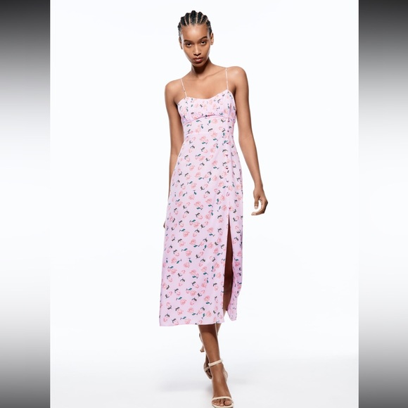 knee length dresses for ladies Zara Sleeveless Dress  Maison Hotel